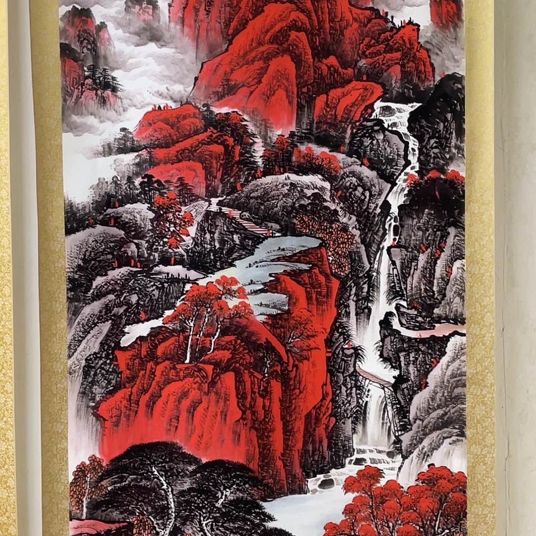 国画老师手绘手笔作品y