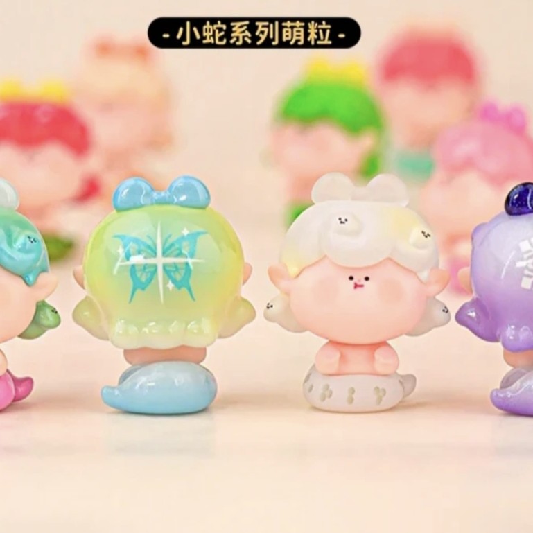 欧阿玛莉莉丝小蛇萌粒蛇年潮玩手办