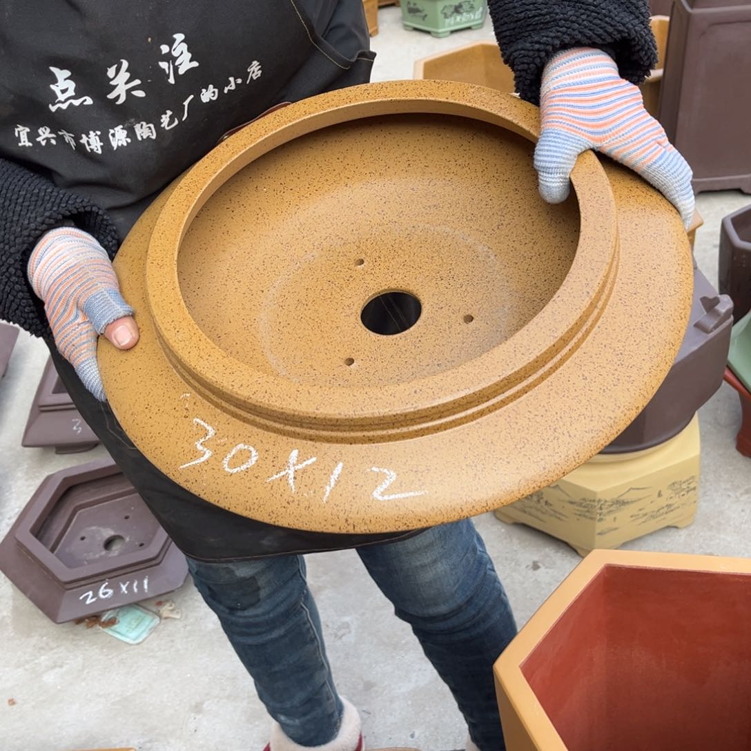 紫砂花盆盆景艺术