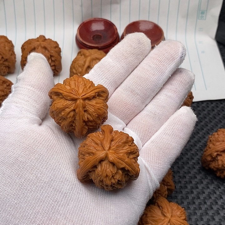 核桃手串/手链拼接白狮14