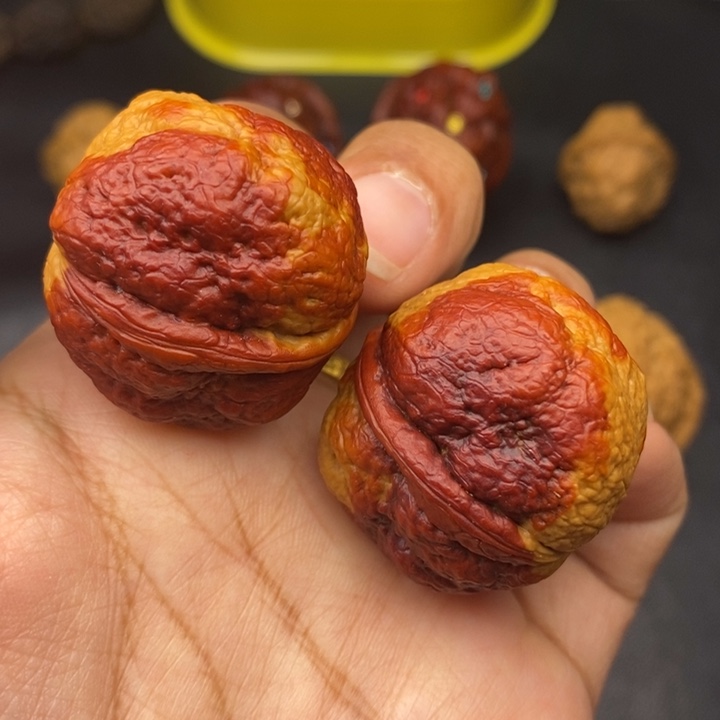 文玩核桃吊坠34尺肌肉蛙