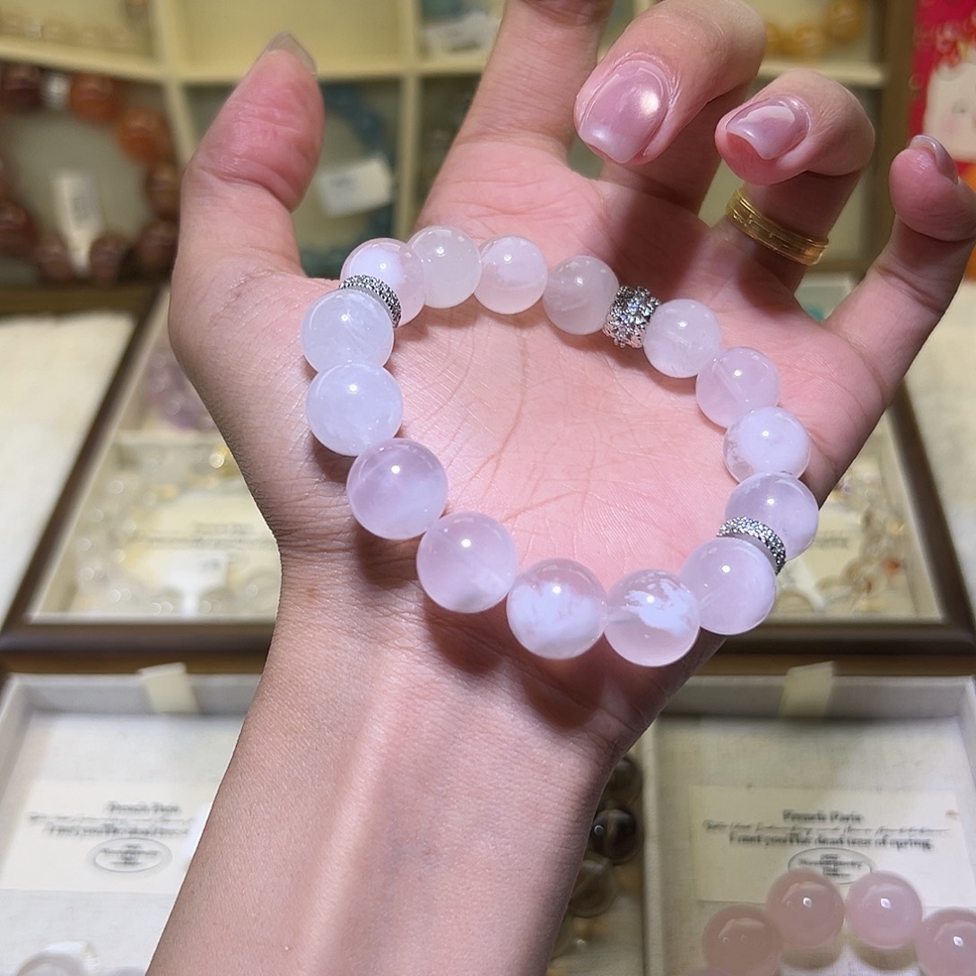 水晶手链未镶嵌超****堡12.首单9折 48小时鉴赏