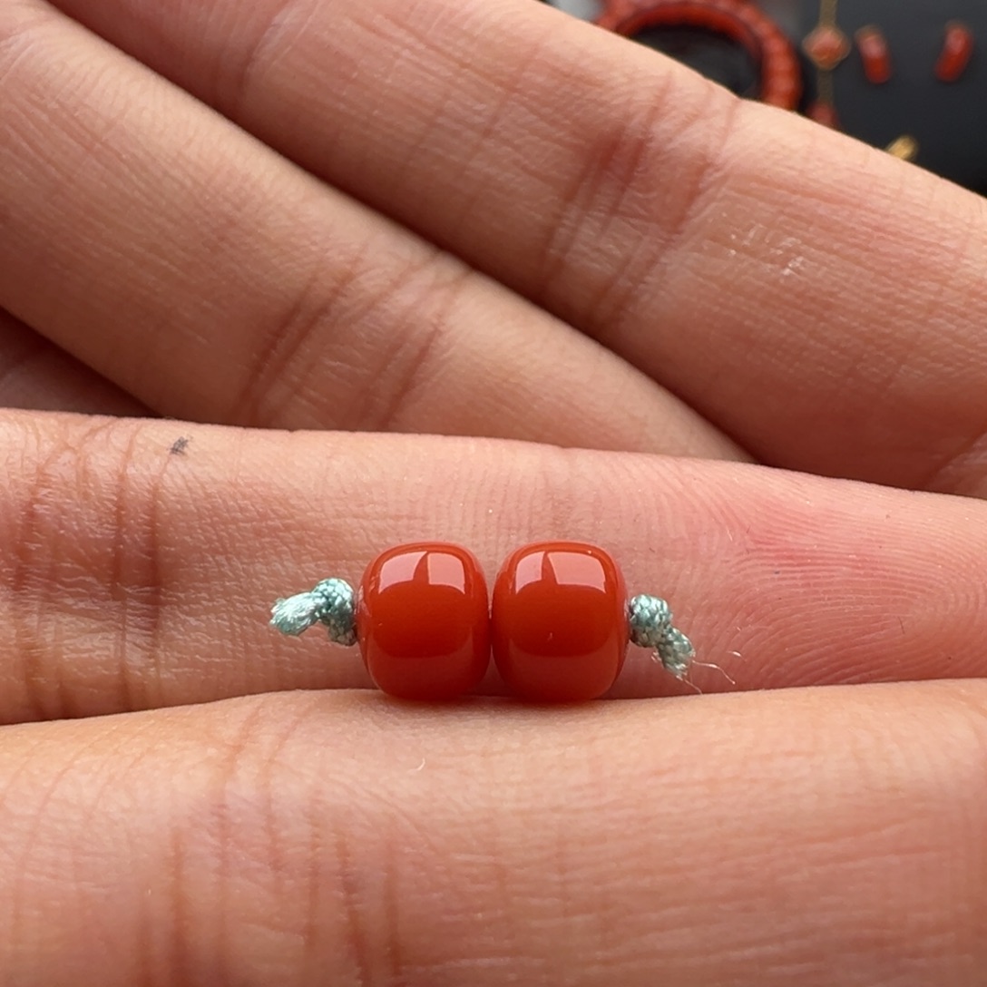 南红玛瑙未镶嵌老型6x5