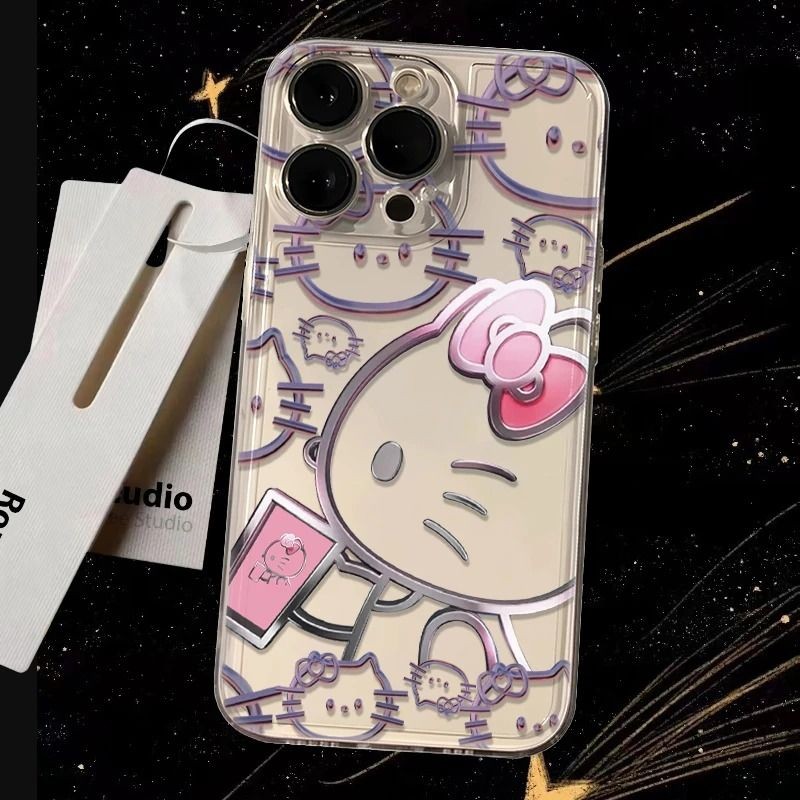 喜茶KT联名适用苹果16PROMAX手机壳iPhone15爆款14可爱13软壳12/X