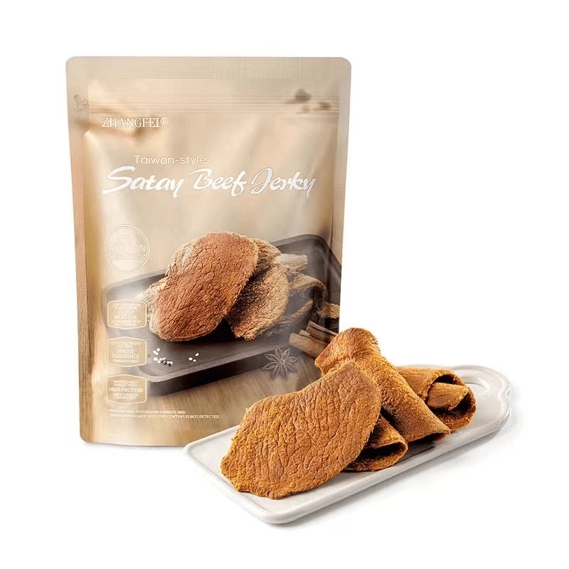 张飞台式沙嗲味牛肉美食干480g解馋零食【京东顺丰】