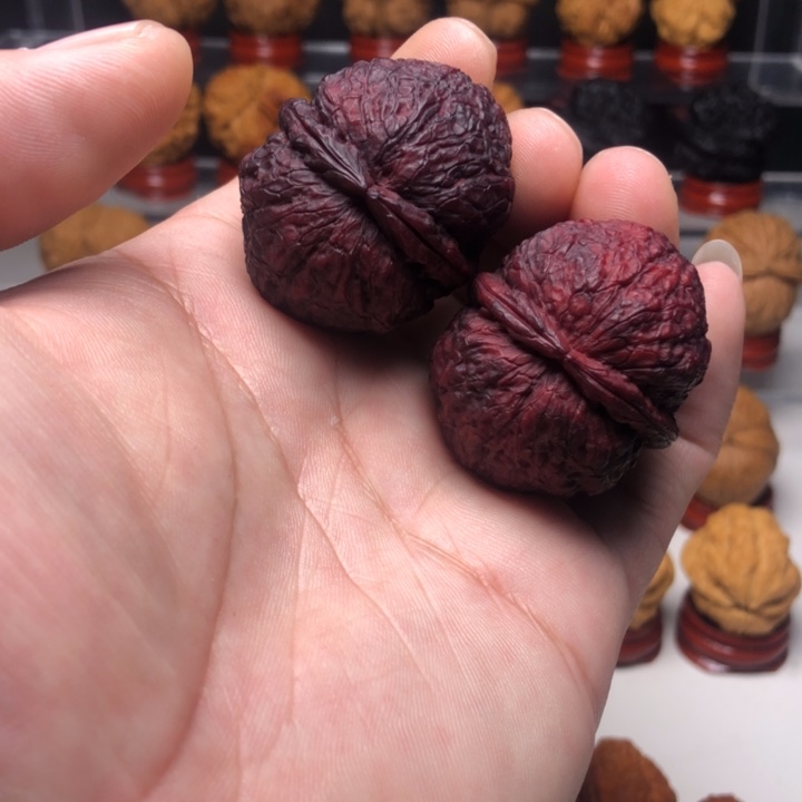 文玩核桃把件8野生铁核桃