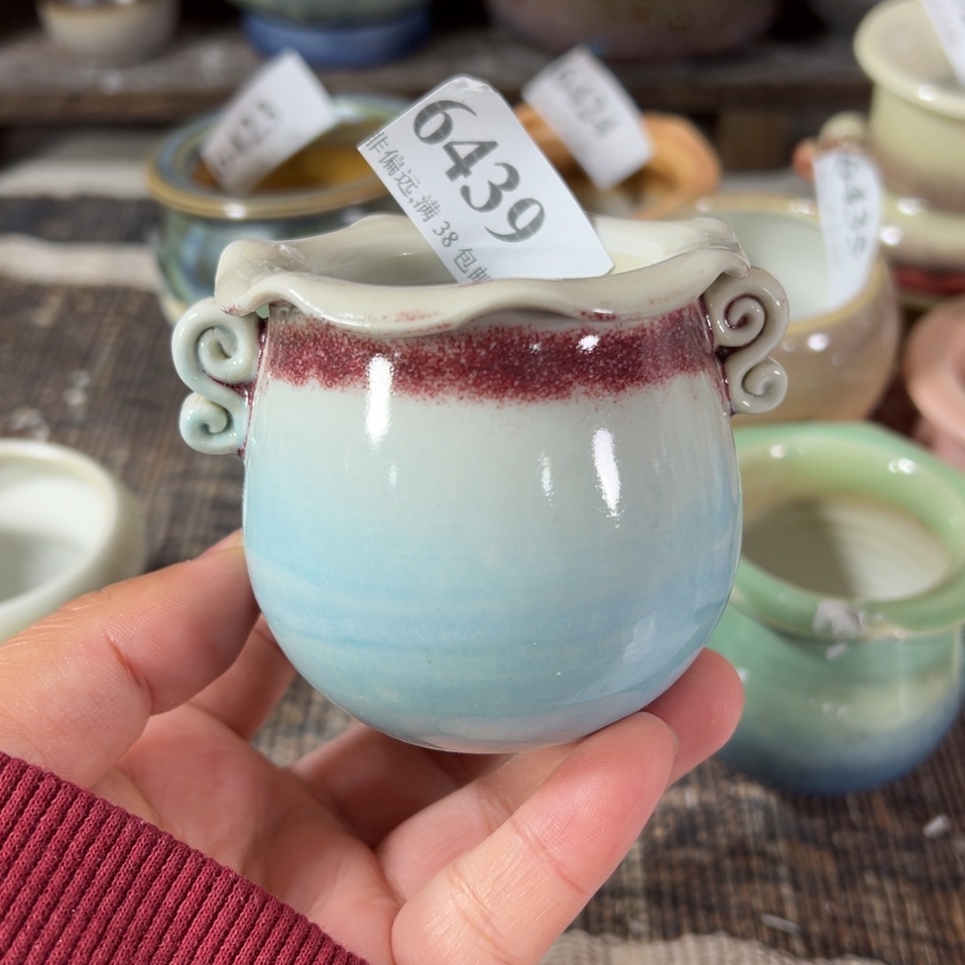 陶瓷景德镇手工花盆