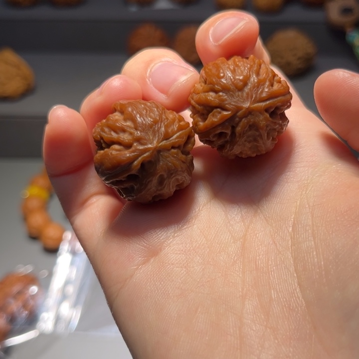 文玩核桃把件咖啡豆327