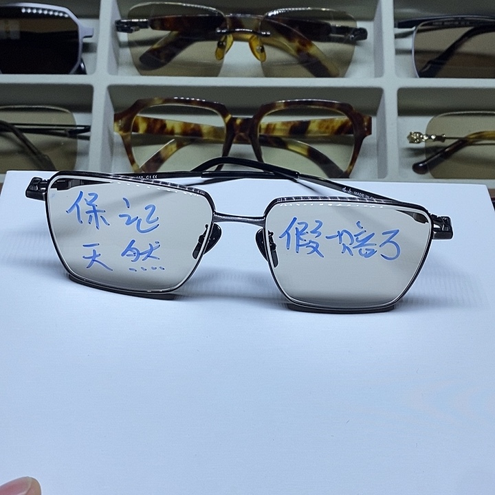 天然水晶眼镜全框