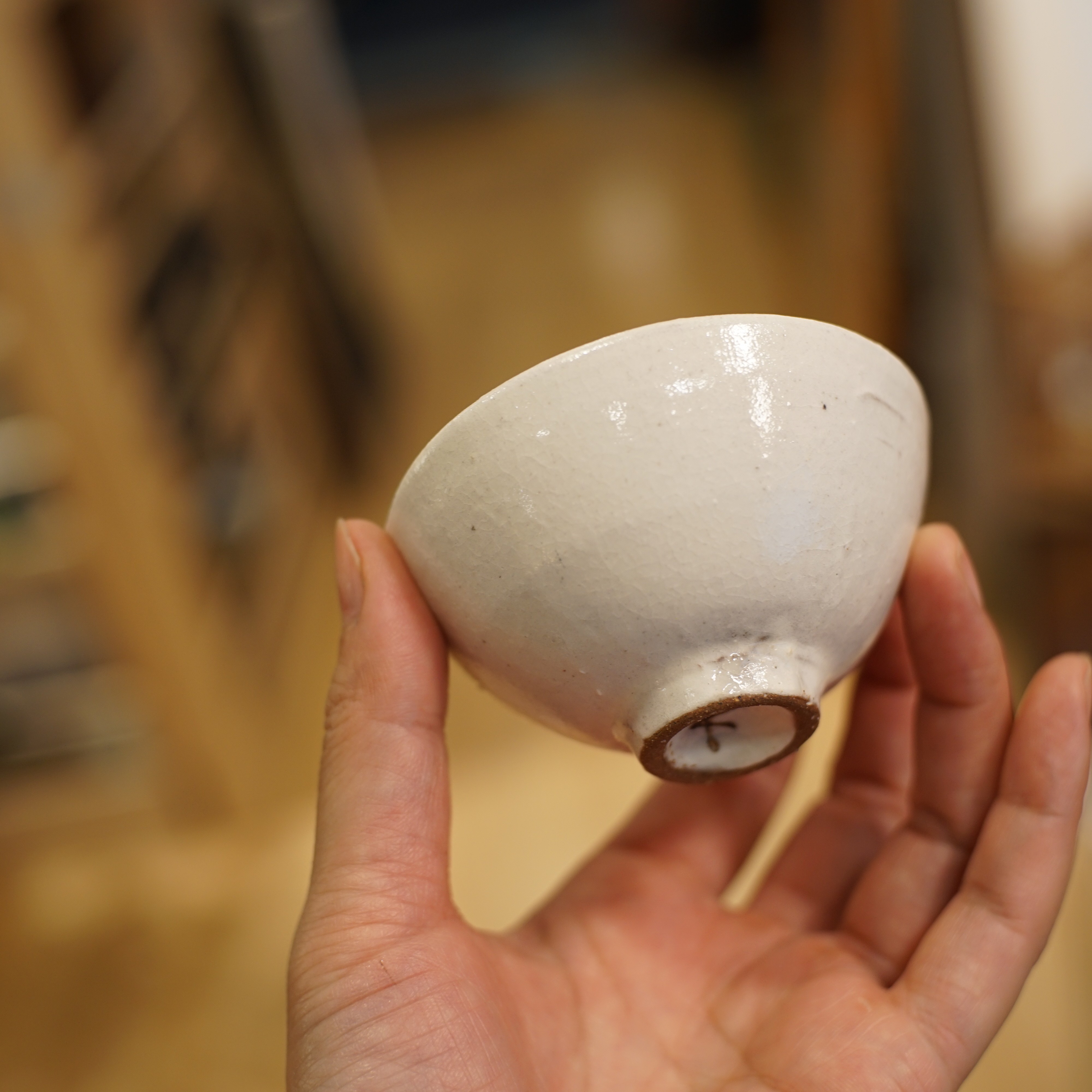阿曾制作小茶碗一只 