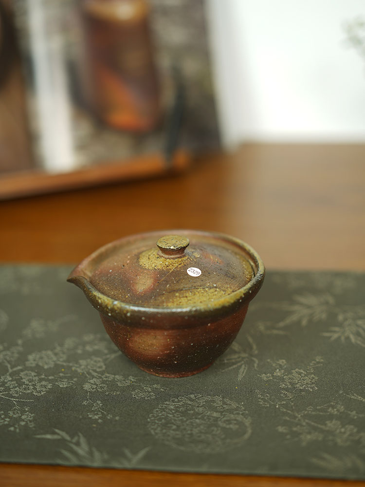 禾先集物 日本备前烧匠人多久守作品 绞出 茶道零配2329