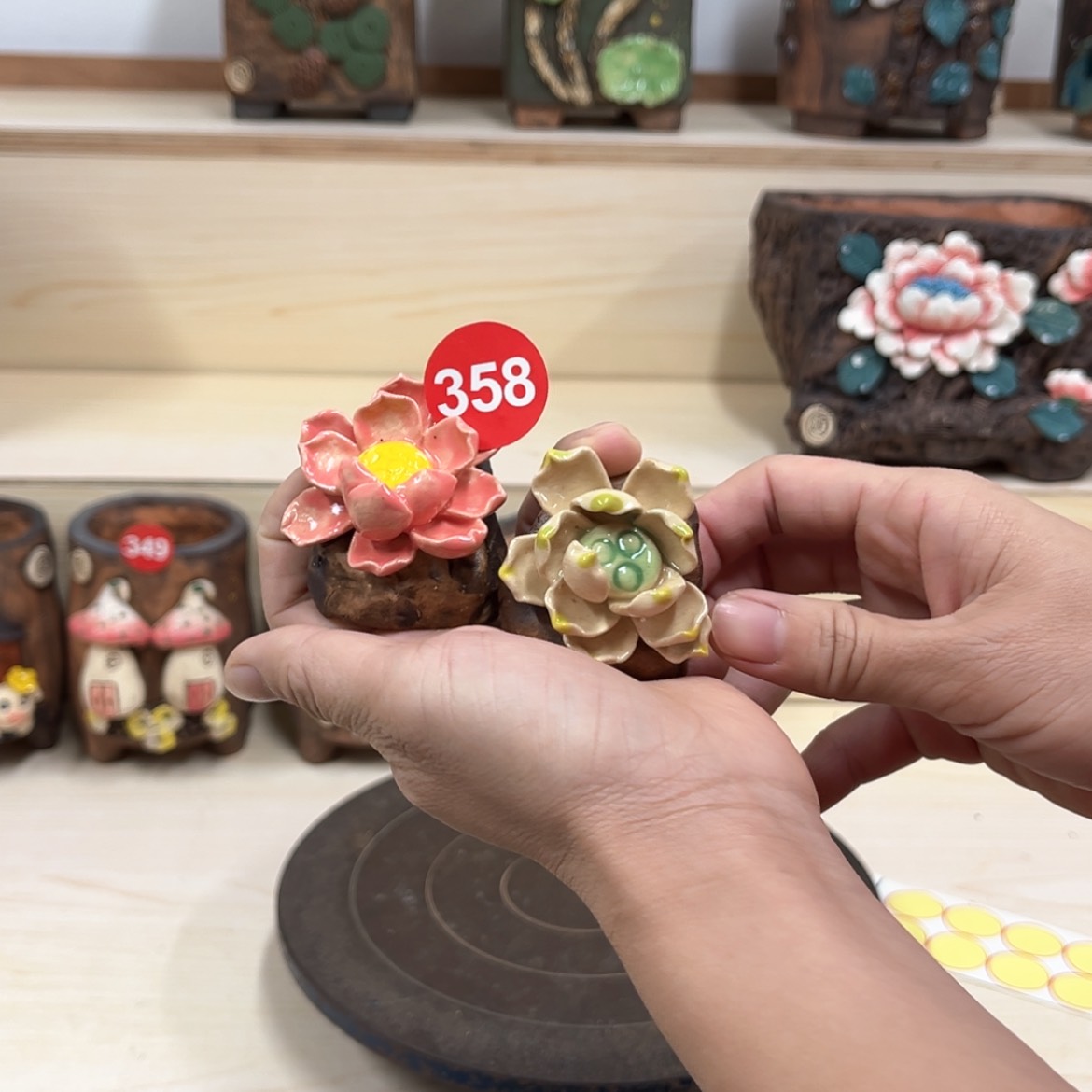 【闪购商品】紫砂花盆358号2个%%%%%%%