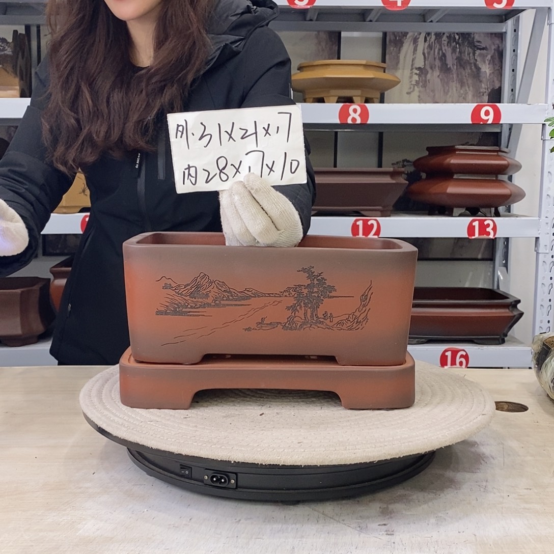 紫砂花盆紫砂花盆