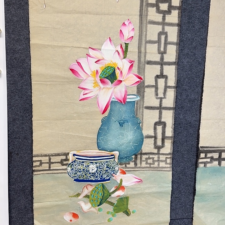 国画国画花鸟画作品