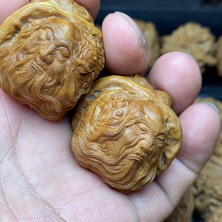 文玩核桃把件加**子老子