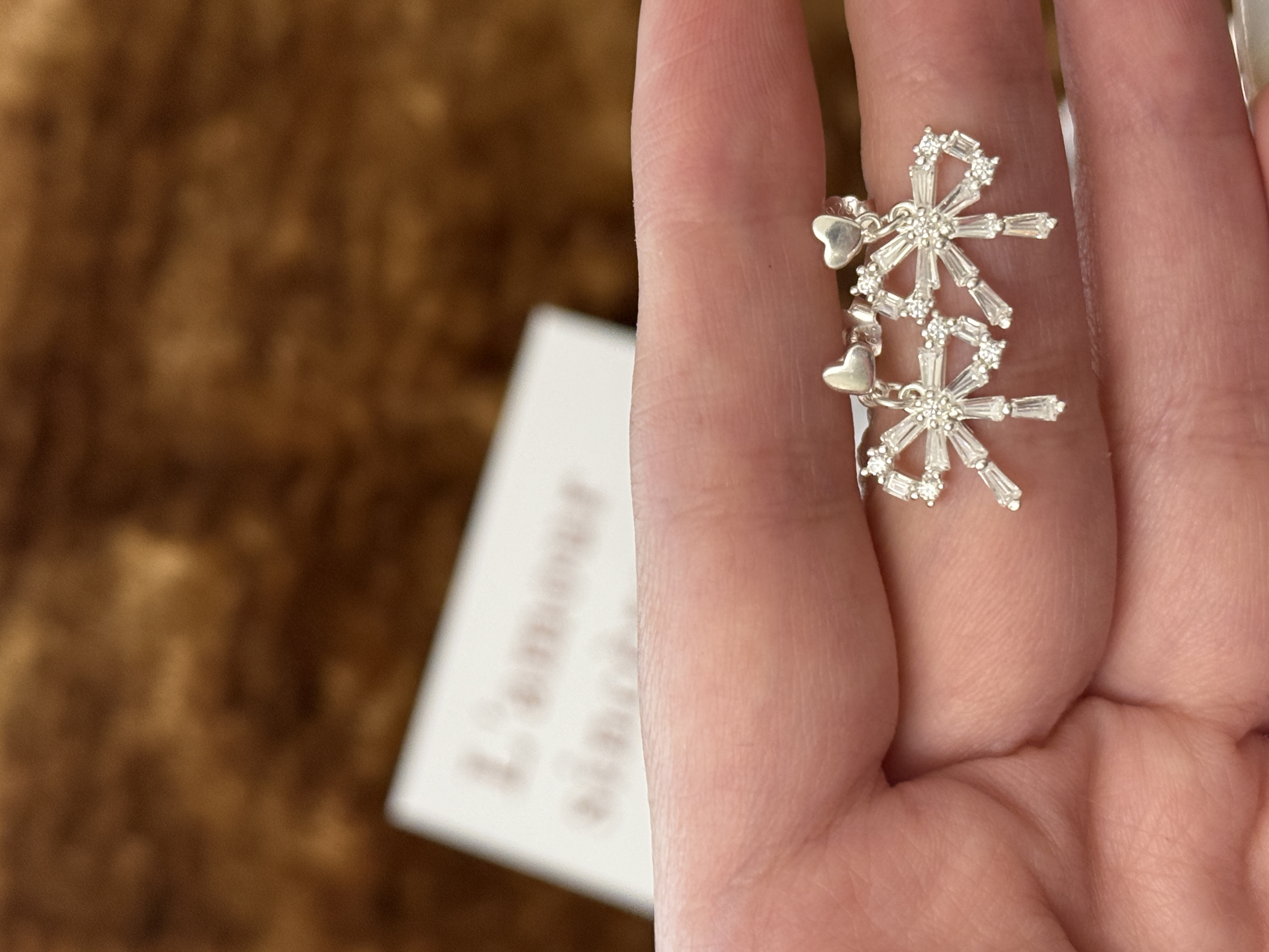 非金属亚克力耳饰 圣诞氛围款！精致蝴蝶结耳钉！