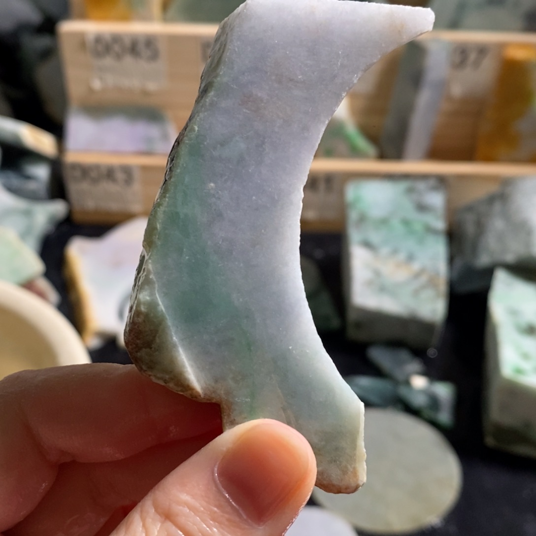 颈饰未镶嵌翡翠天然翡翠