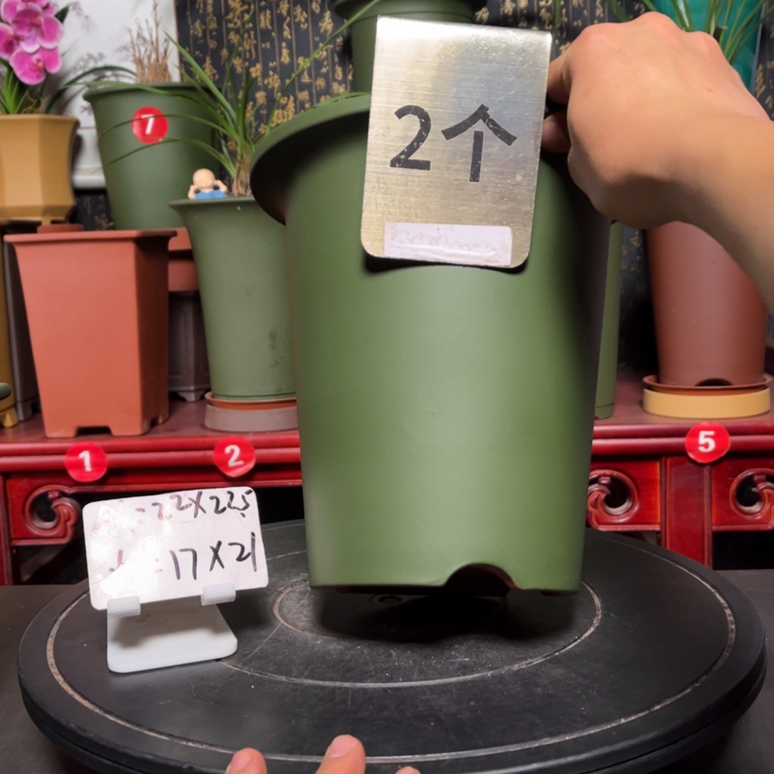 紫砂花盆紫砂花盆