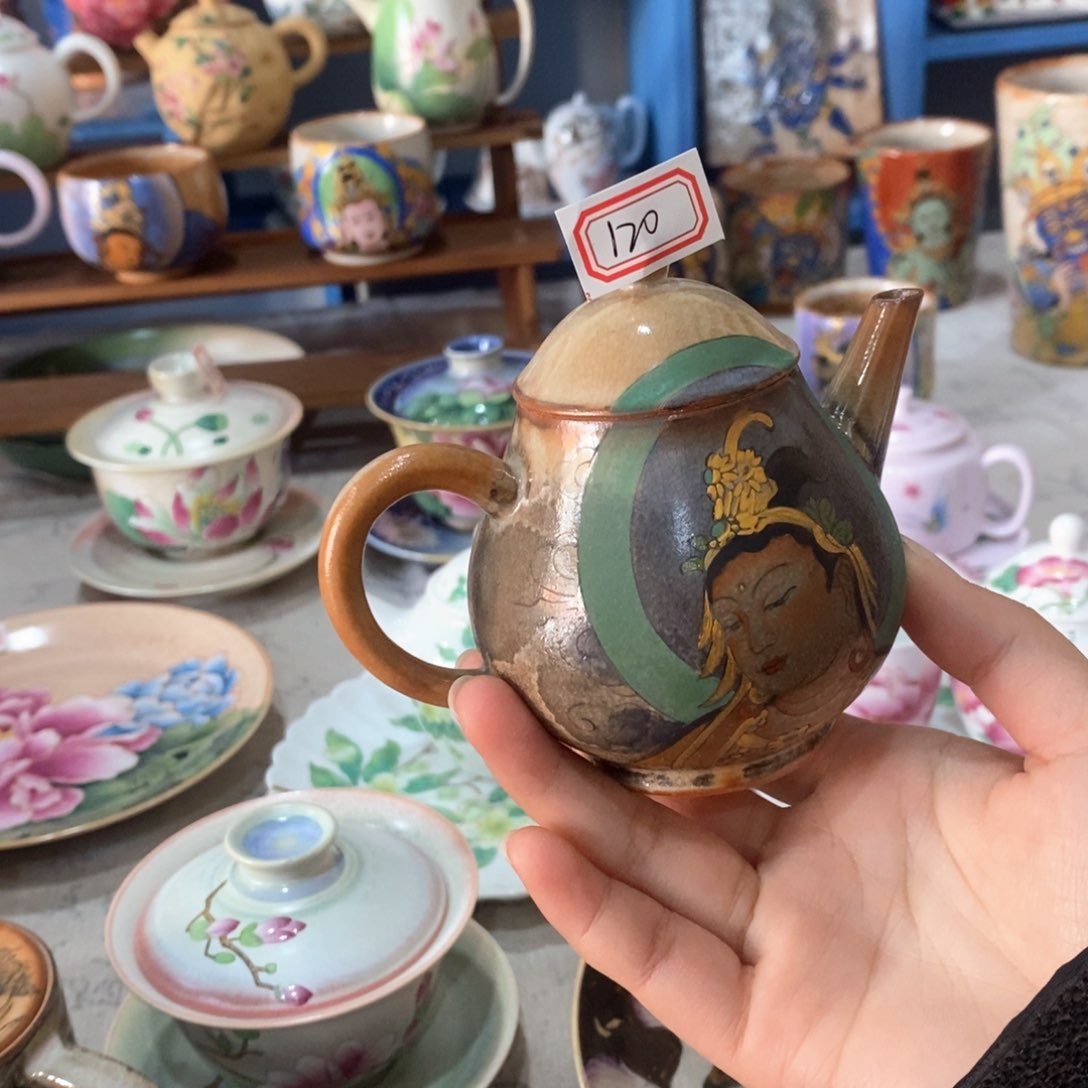 景德镇手工手绘画片杯杯