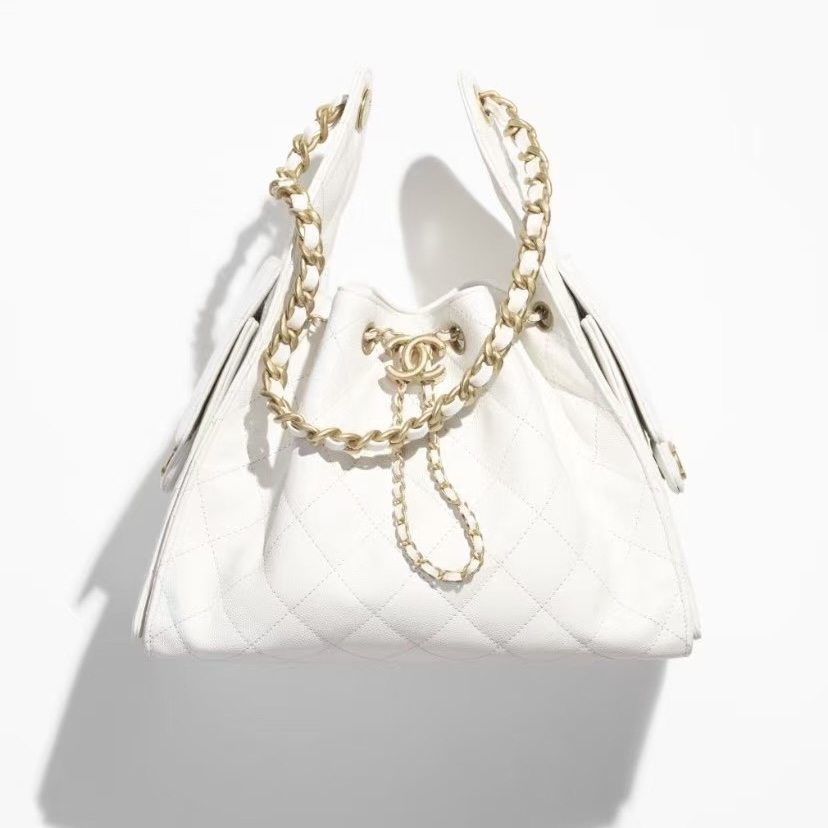 未使用 Chanel/香奈儿  25bag小号 白色单肩链条包