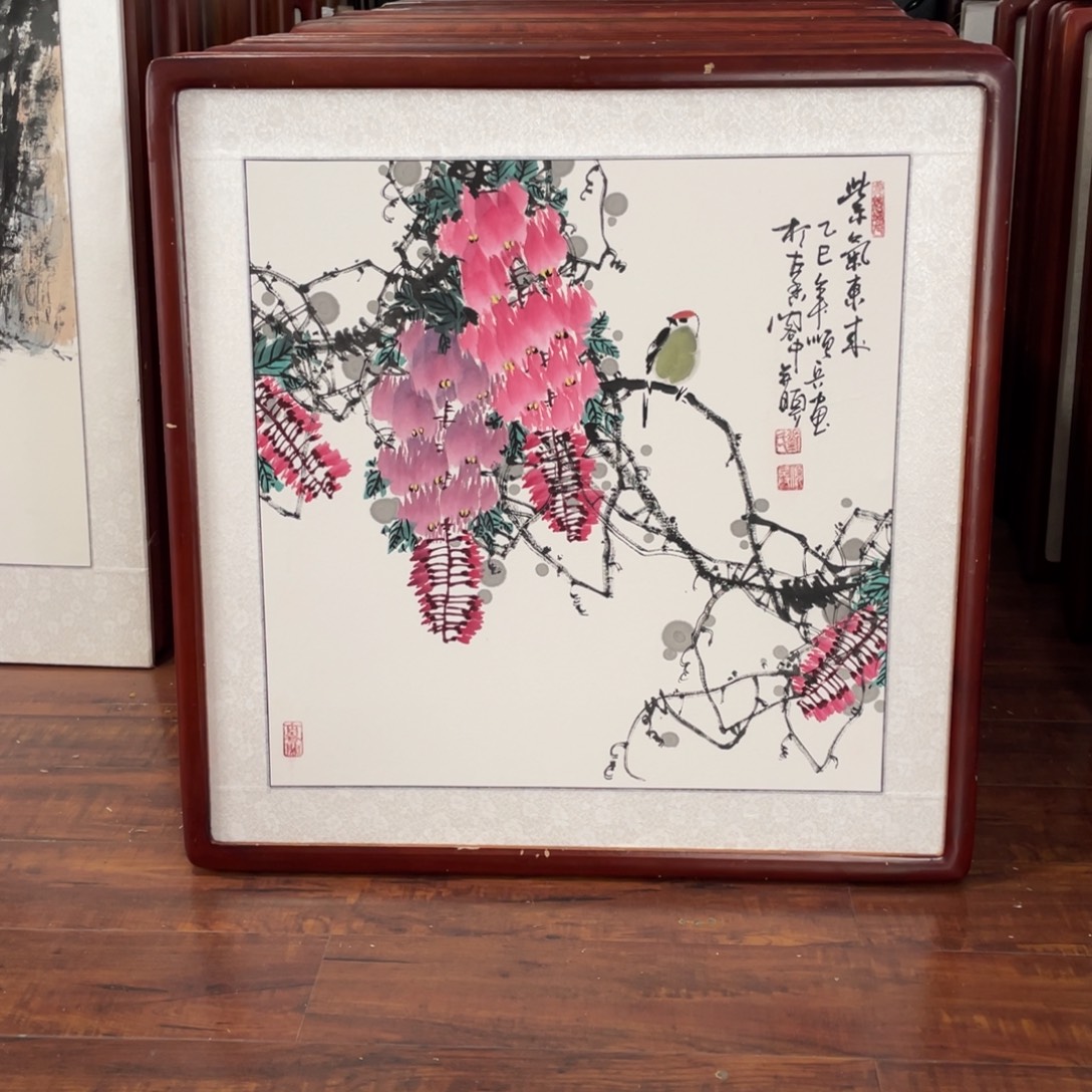 国画带框尺寸63*63厘米