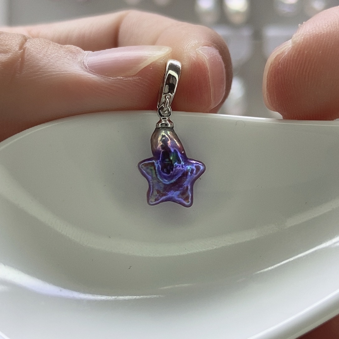 银S925镶嵌颈饰淡水珍珠61