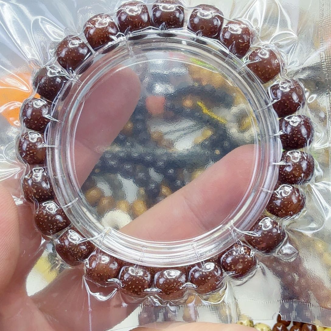 手串星月菩提3殿堂粉冰星月菩提单圈10桶