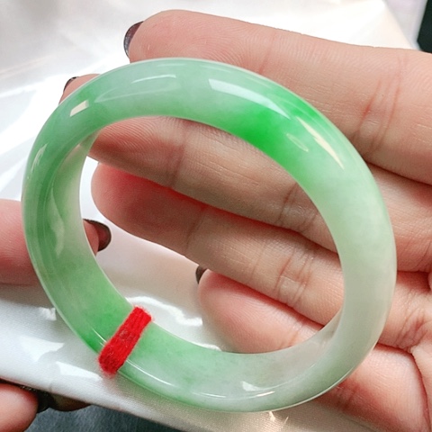 未镶嵌手镯翡翠正圈1153