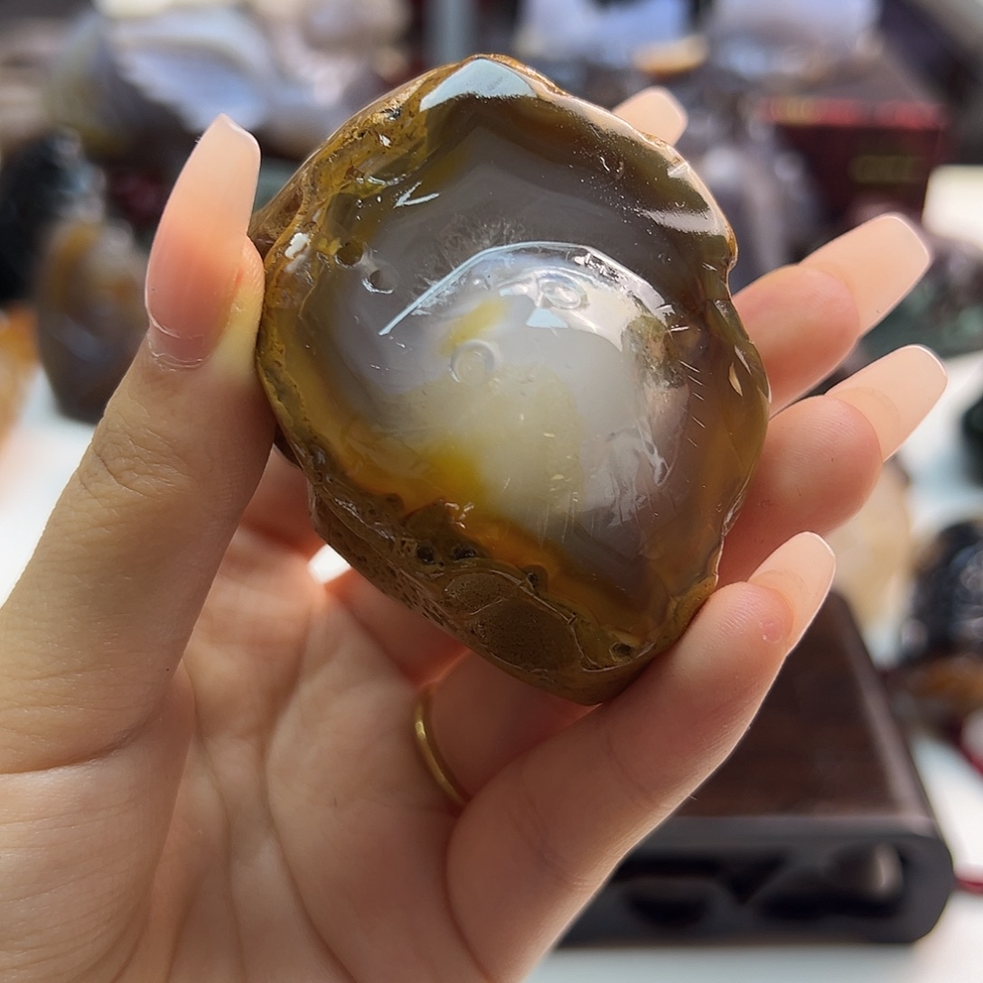 玛瑙/玉髓未镶嵌项链