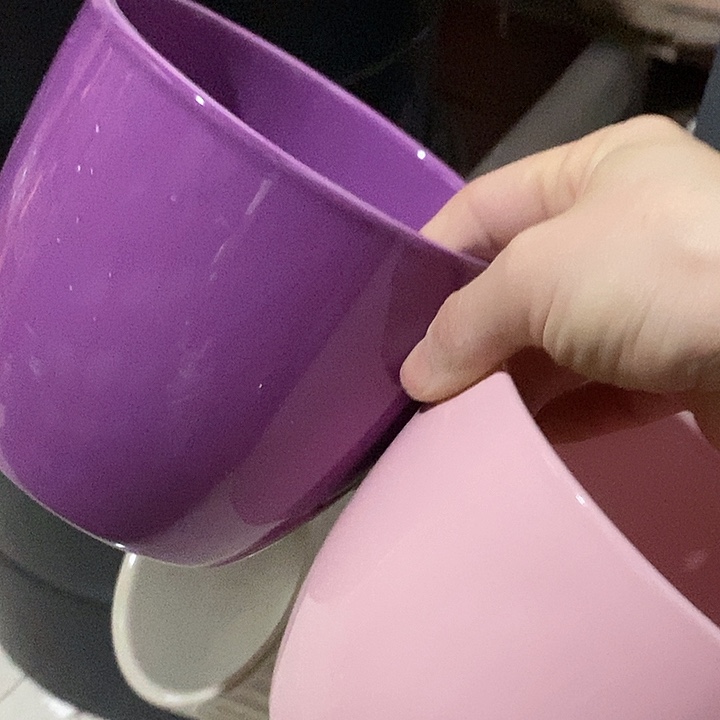 陶盆有孔 瑕疵针孔漏釉介意勿拍外口 13外高11