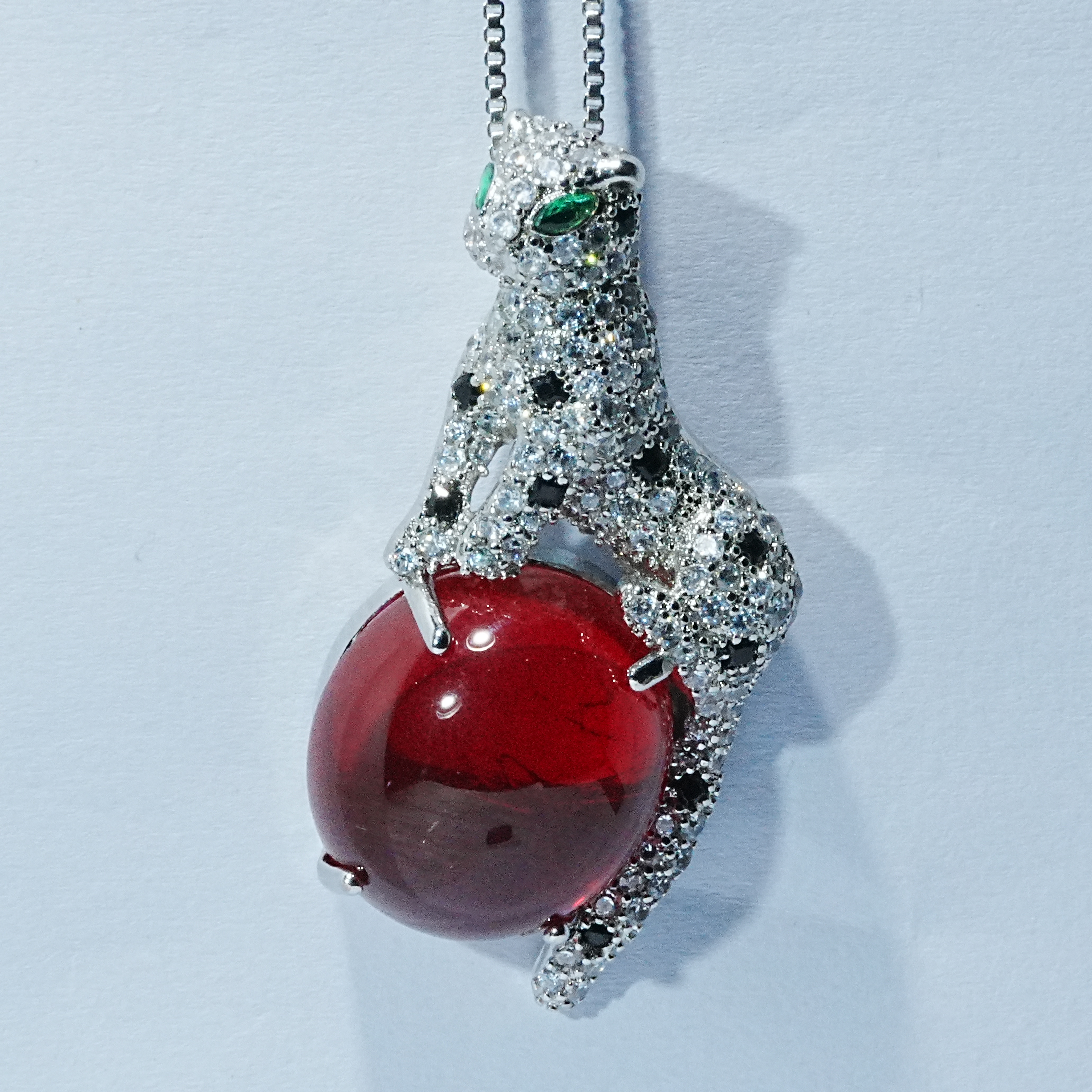 矿区高定-典藏轻奢-红宝石-吊坠  a523