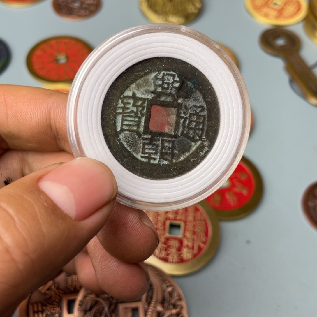 铜现代仿制工艺文创铜币 