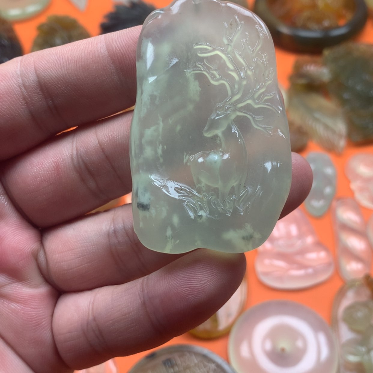 【闪购商品】蛇纹石玉颈饰未镶嵌