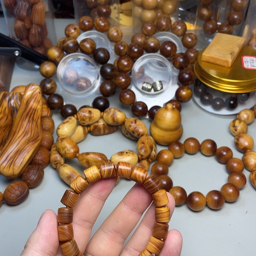 柏木（崖柏）太行崖柏1.0桶珠乱纹