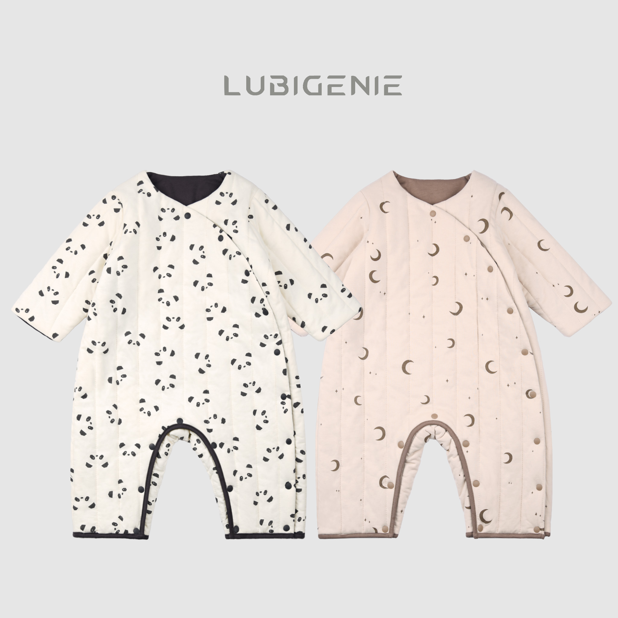 现货！第五代升级棉花衣【潘先生高定】100%棉填充双面穿婴儿连体衣