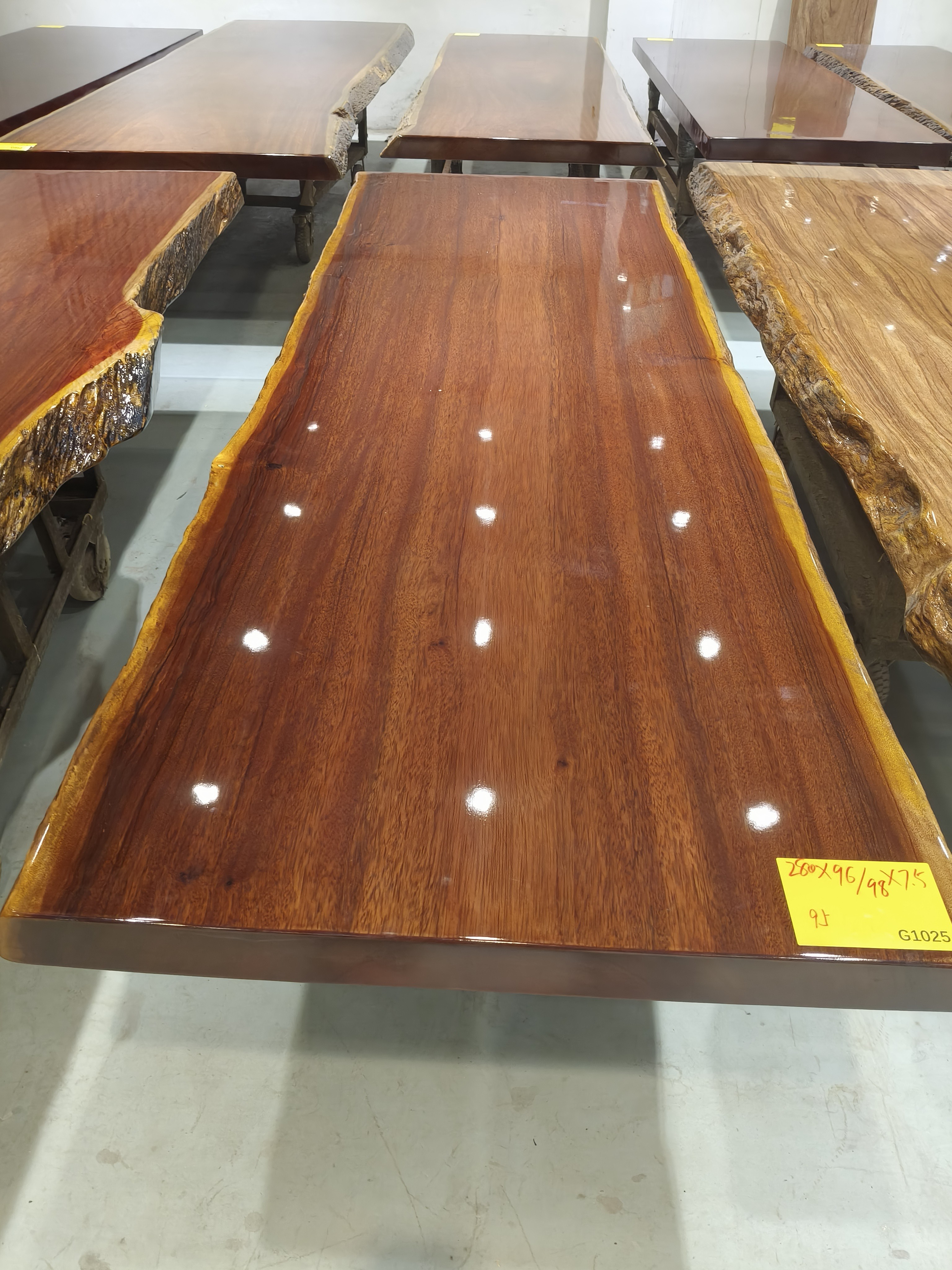 非洲进口实木大板茶桌办公桌