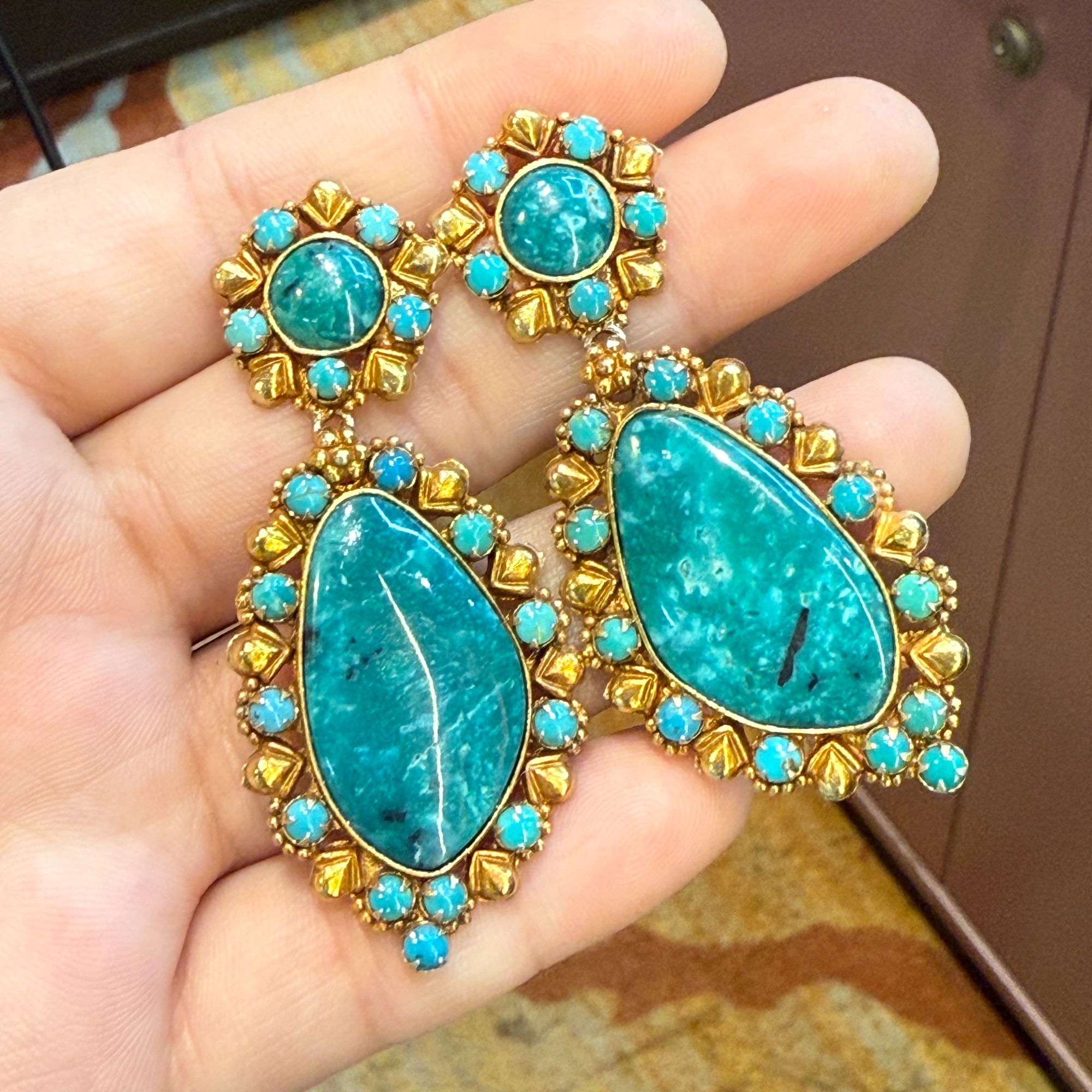 钛钢耳饰 藏式配饰珠宝耳钉女传统时尚百搭耳饰简约精致送礼