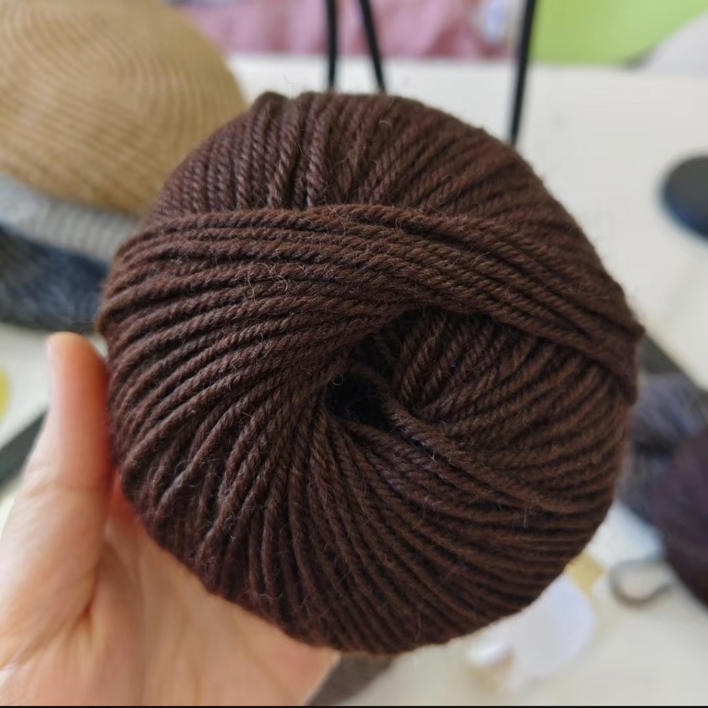 中粗羊毛线(50克/团)