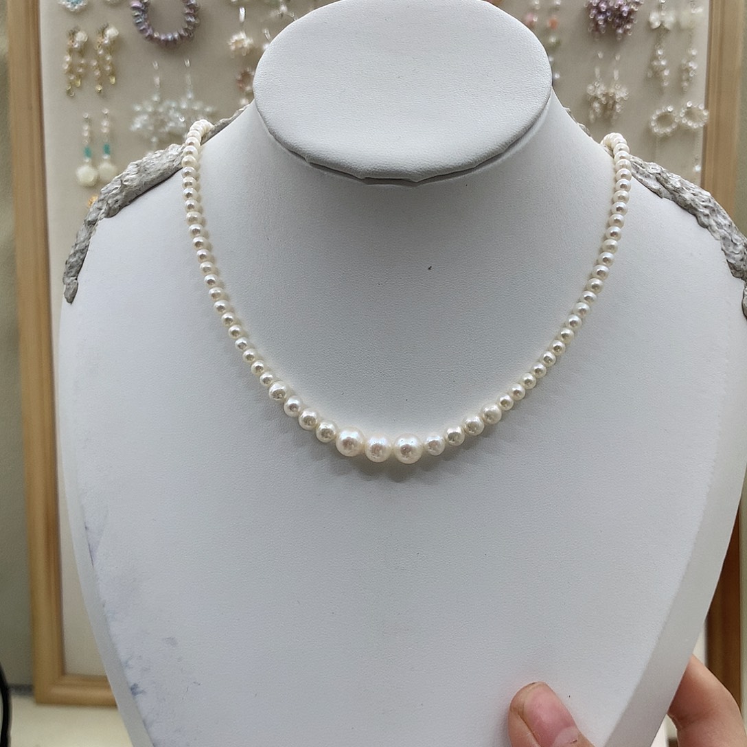 耳饰淡水珍珠银S925镶嵌