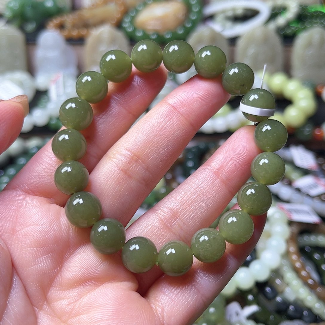 和田玉手链未镶嵌