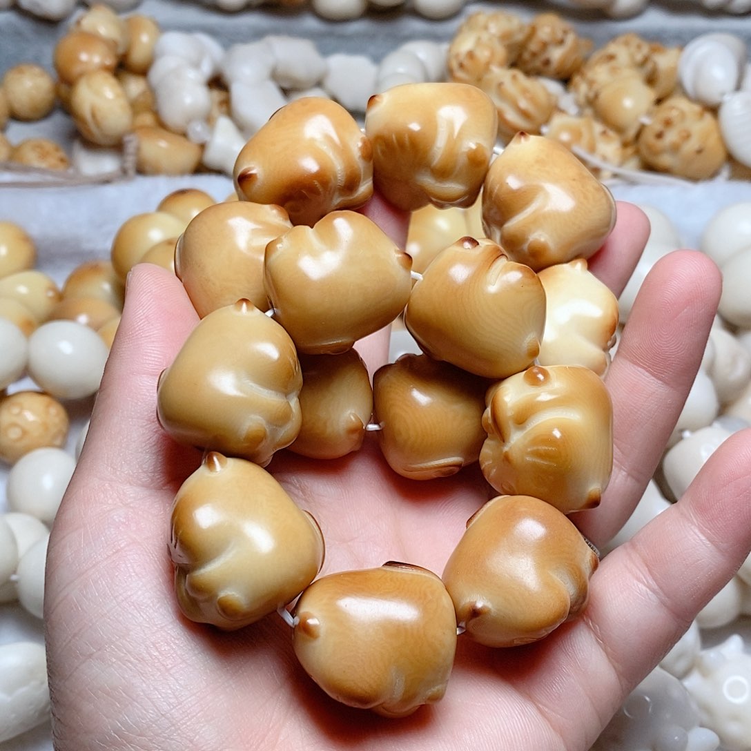 菩提根/象牙果吊坠瑕疵款仓鼠手捻