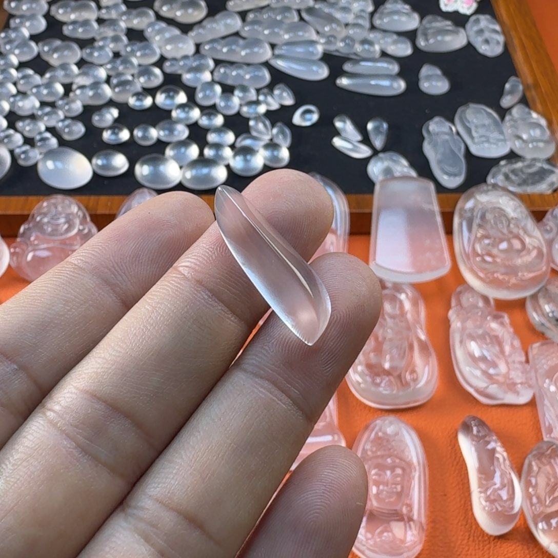 石英质玉未镶嵌吊坠(不含链)戒面