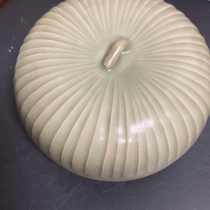 摆件修*瓷器摆件粉盒