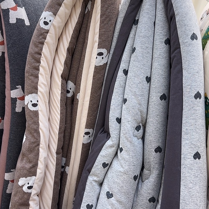 莱赛尔全棉提花针织棉被子冬被