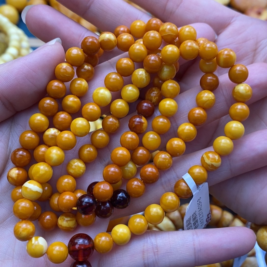 琥珀手链未镶嵌7加