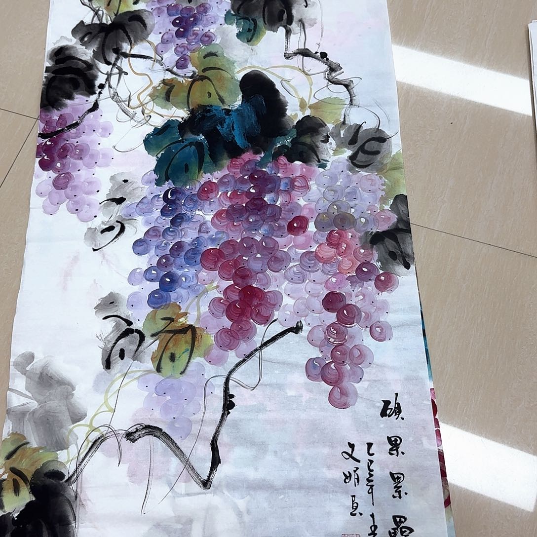 国画国画作品多次