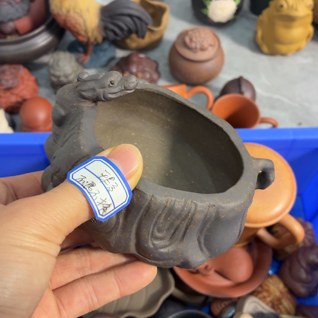 紫砂茶杯瑕疵不退不换介意勿拍