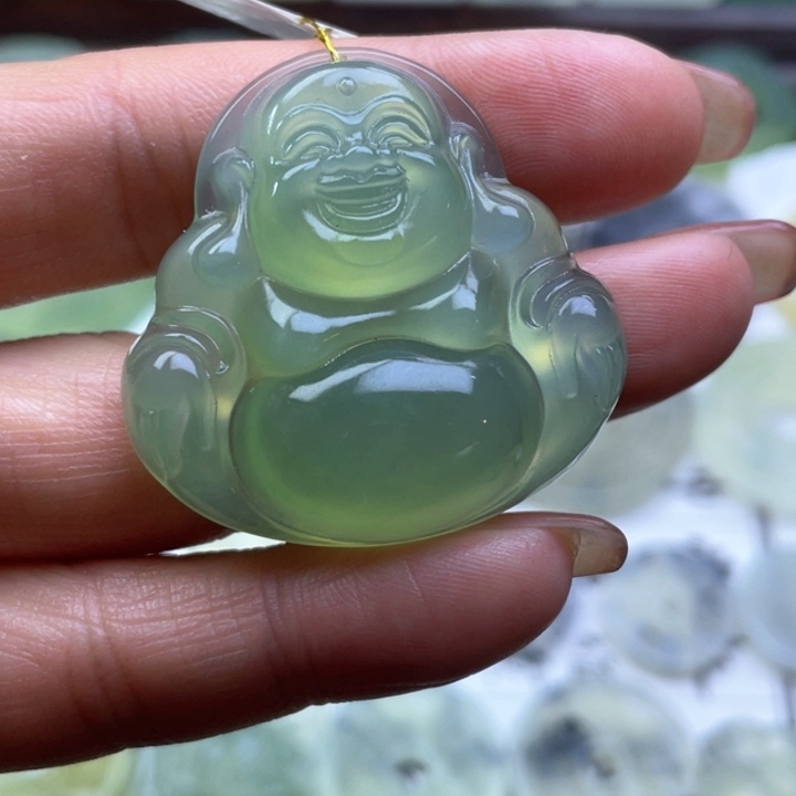 蛇纹石玉挂件未镶嵌辰***?