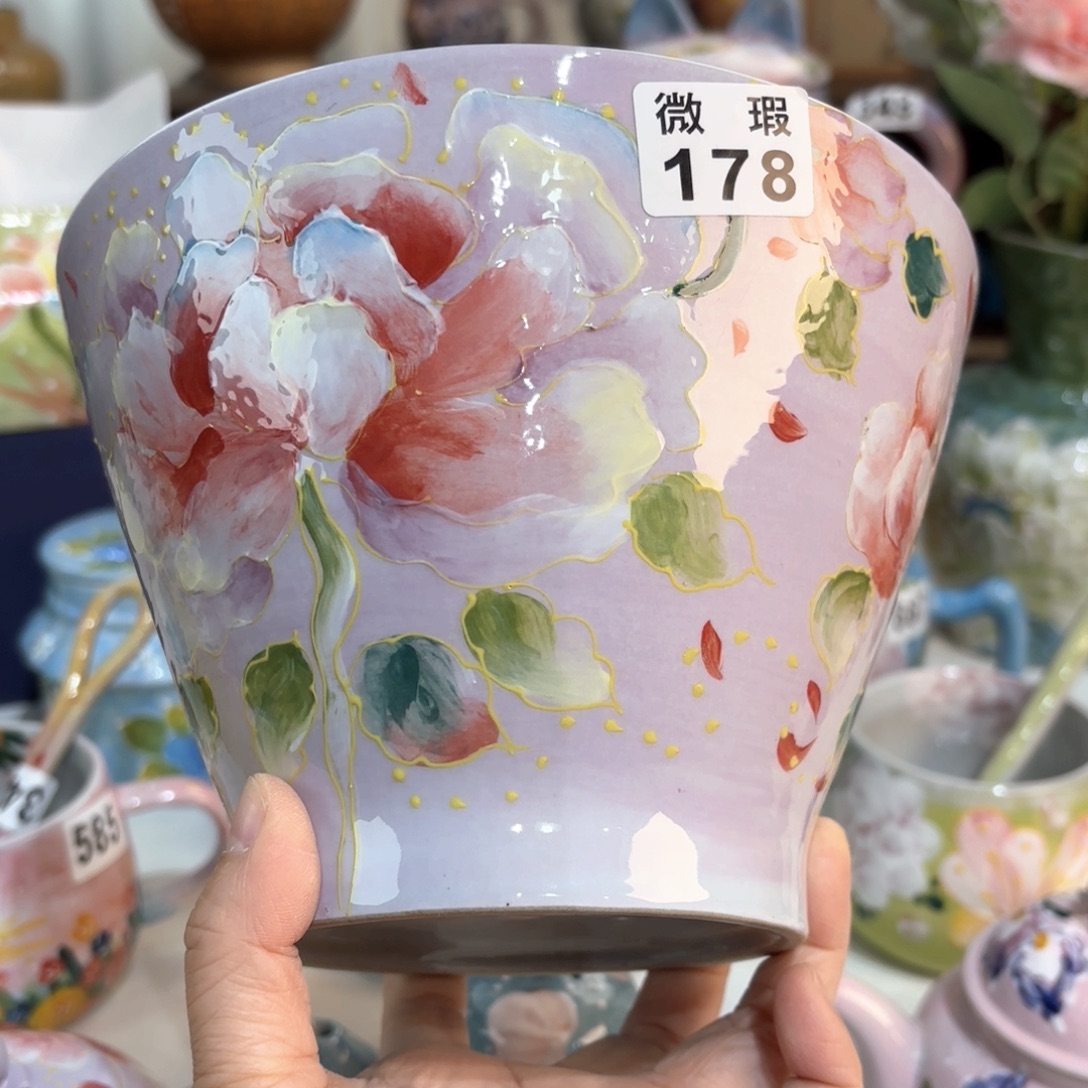 景德镇手绘高温釉下彩陶瓷茶具