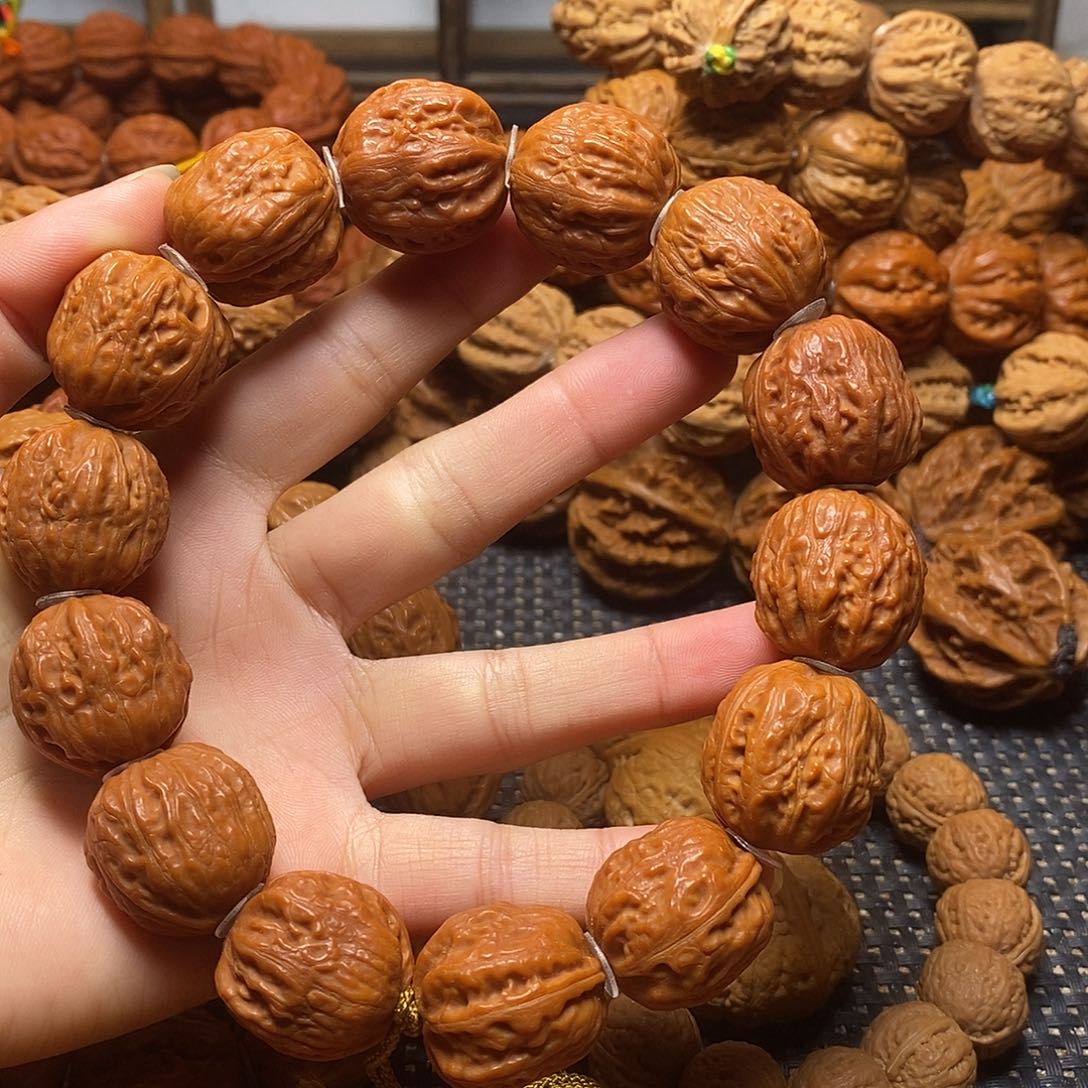 文玩核桃手串方墩手串 边22